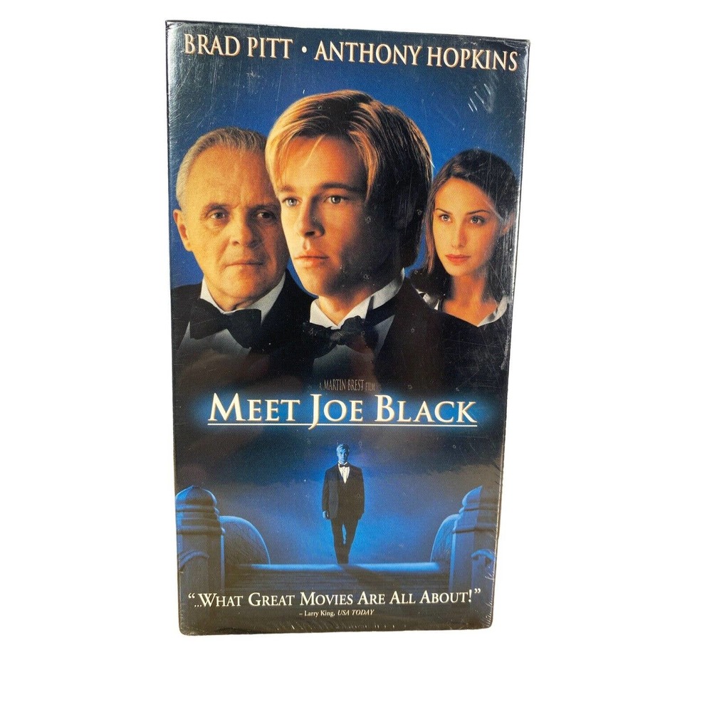 Meet Joe Black VHS 1999 NEW SEALED 3 HRS 2 Tape Drama Brad Pitt Anthony Hopkins